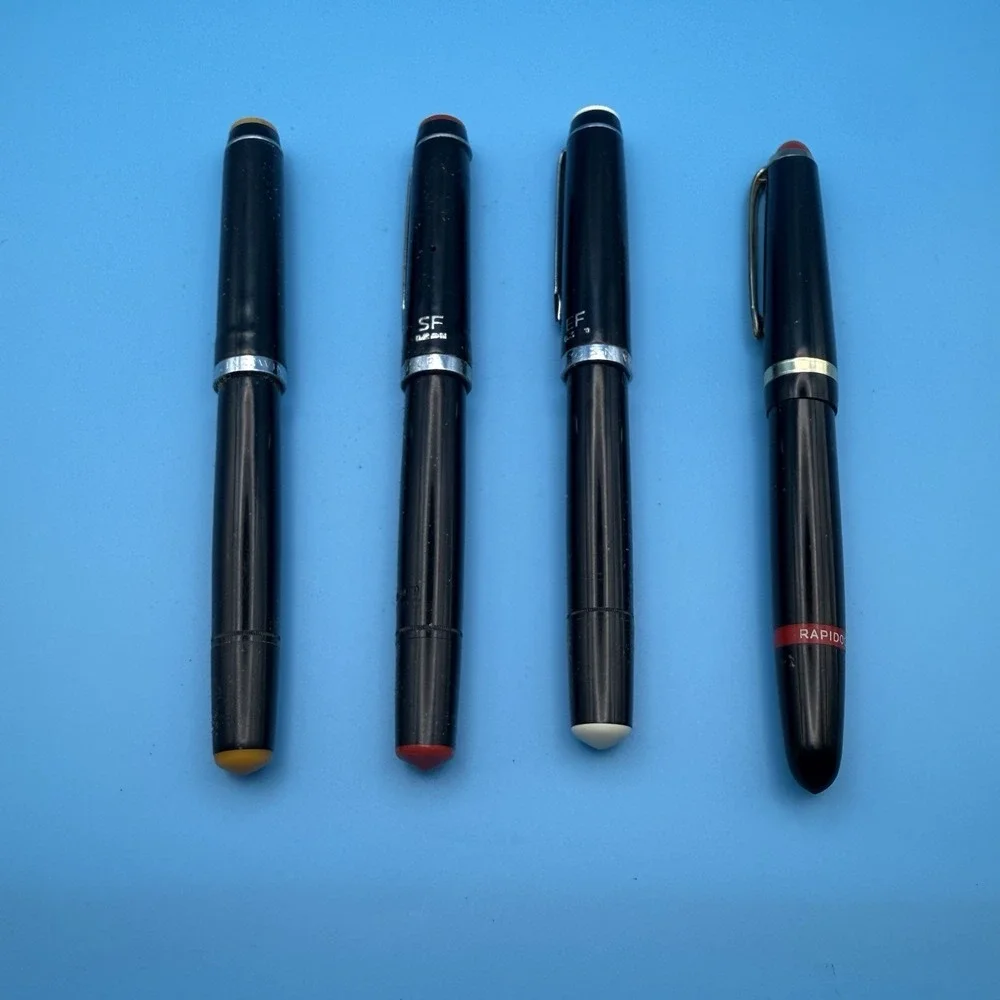 Vintage Alvin Koh-I-Noor Rapidograph Technical Drafting Pens Germany Lot of 4